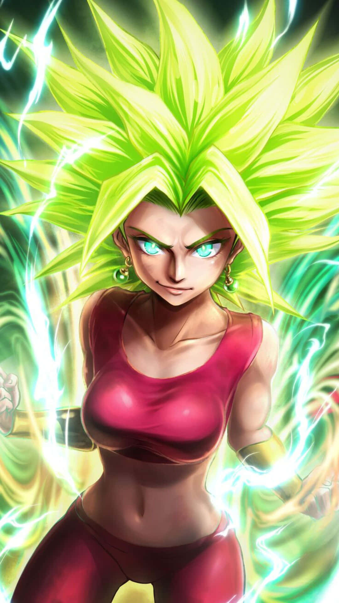 Kefla Super Saiyan Kracht Verhogen Achtergrond