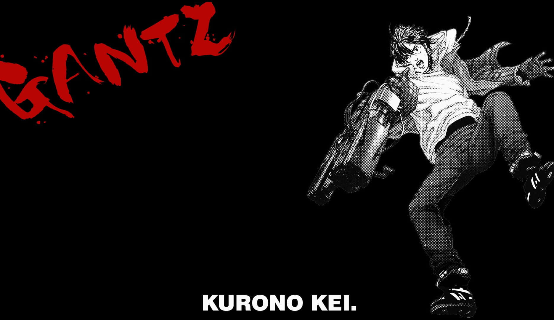Kei Kurono In The Thrilling Universe Of Gantz Wallpaper