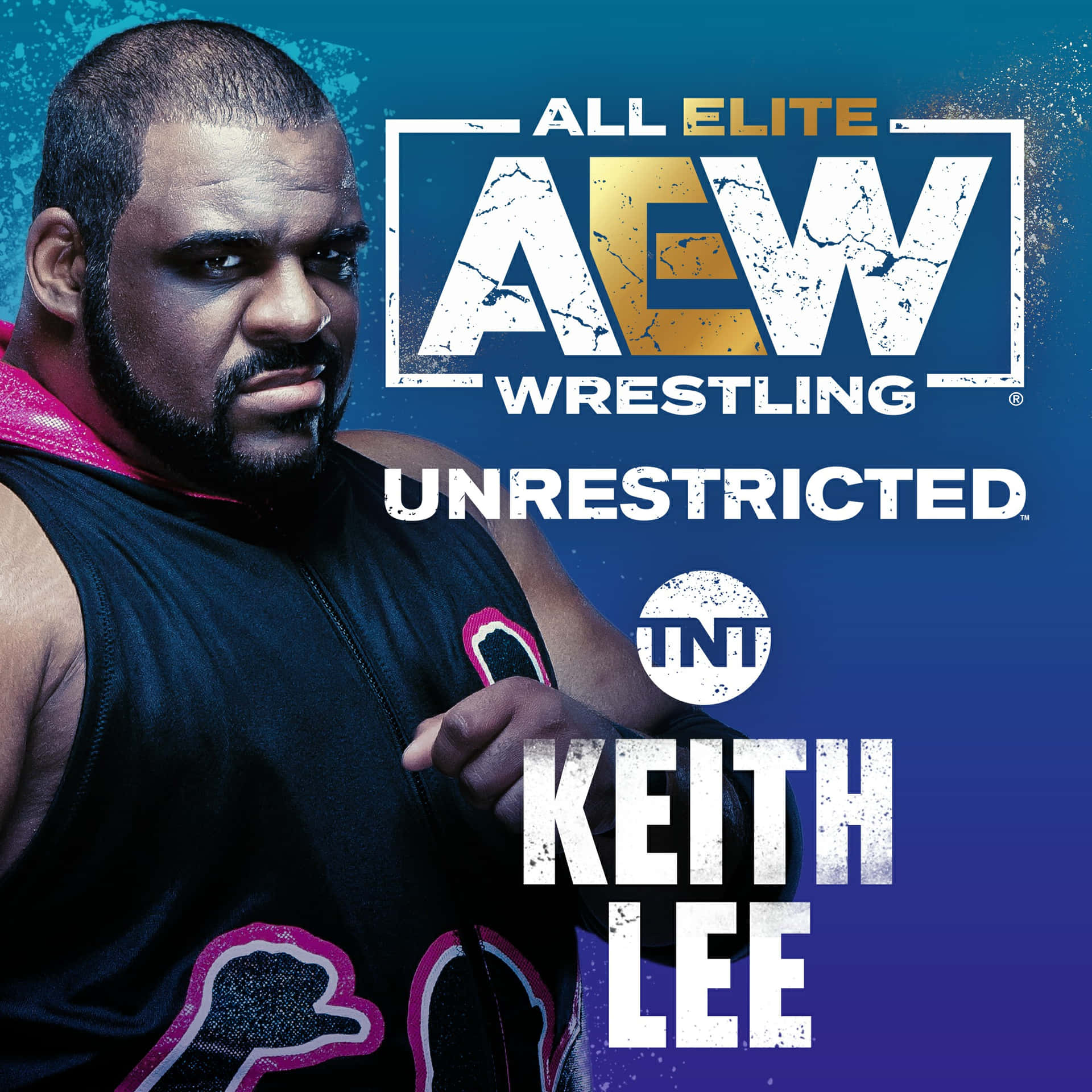 Keith Lee All Elite Wrestling Unrestricted Poster Wallpaper