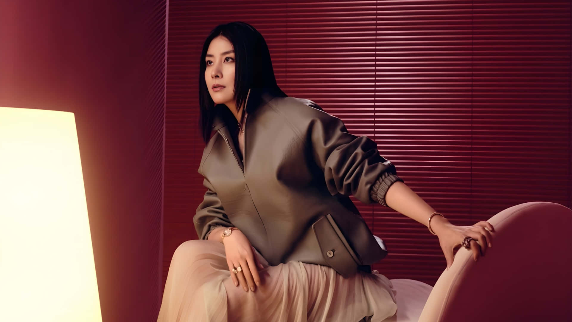 Retrato Moderno Y Elegante De Kelly Chen Fondo de pantalla