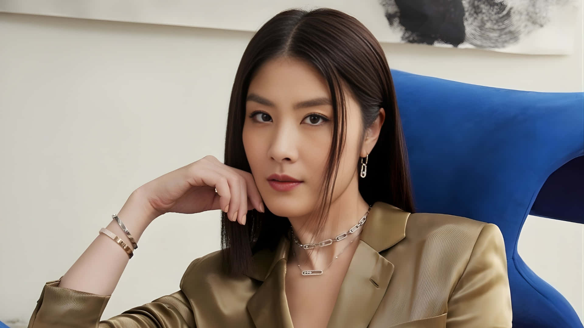 Retrato Estiloso De Kelly Chen Fondo de pantalla