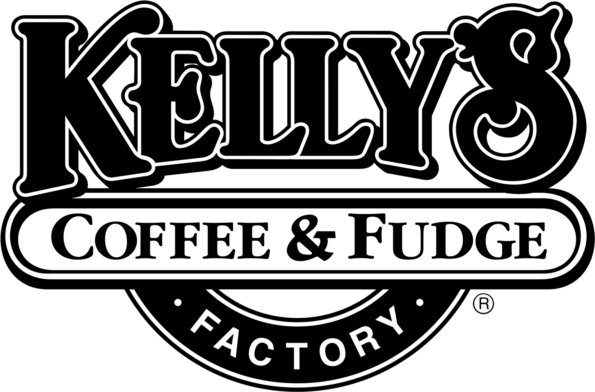 Kellys Coffee Fudge Factory Logo PNG