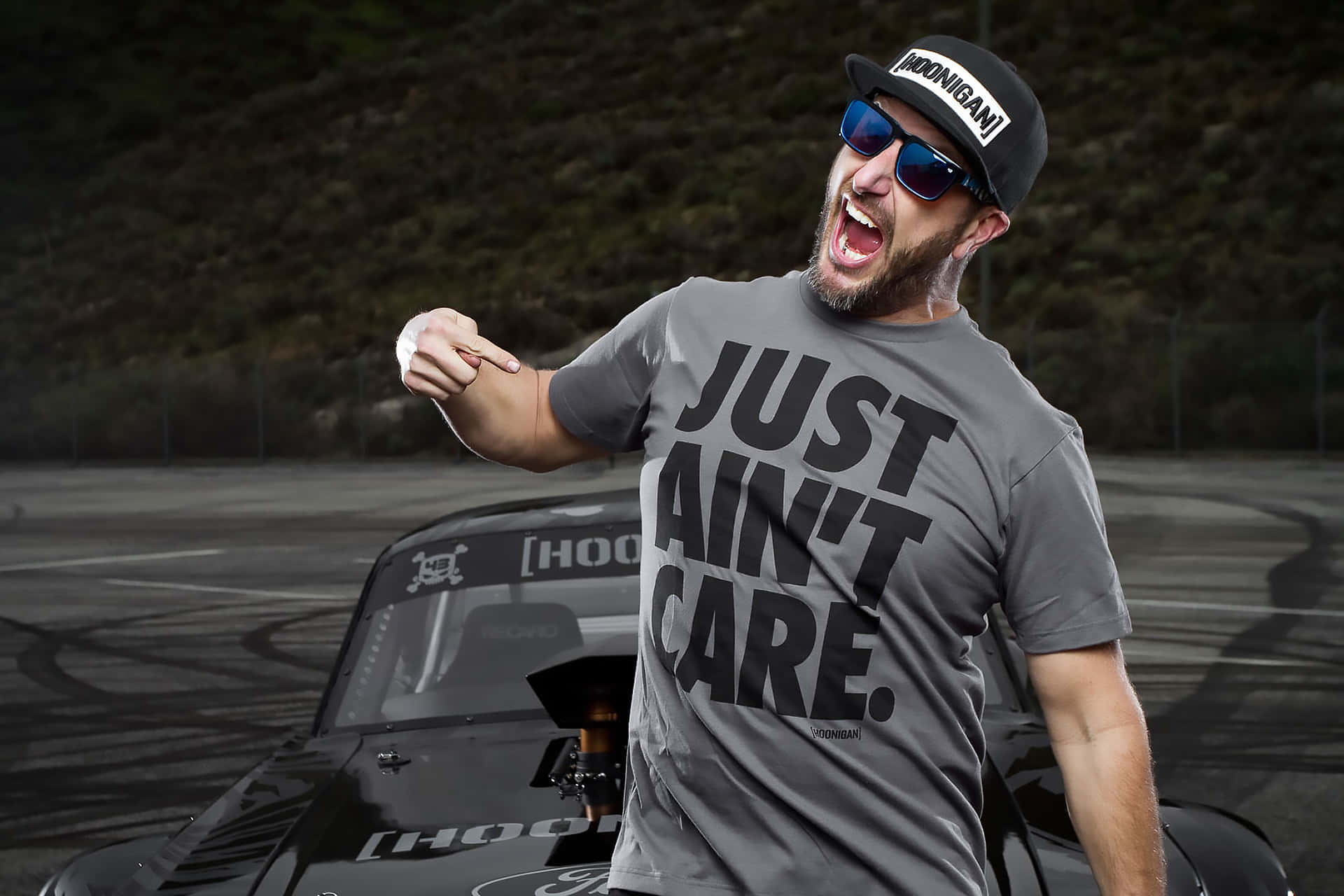 Ken Block Hoonigan Enthusiasm Wallpaper