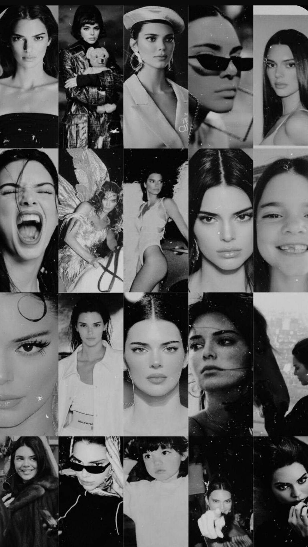 Kendall Jenner Collage Wallpaper