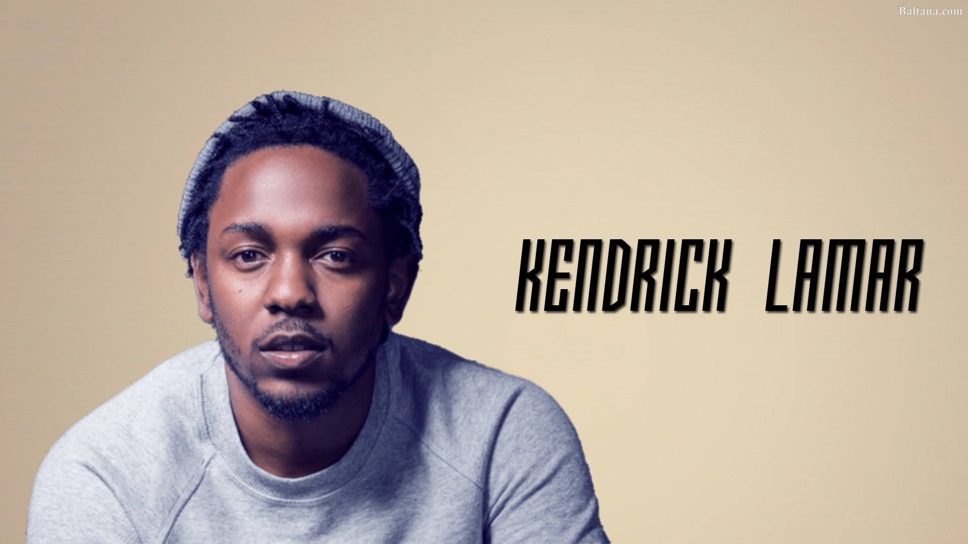 Kendrick Lamar In Brown Cover Background