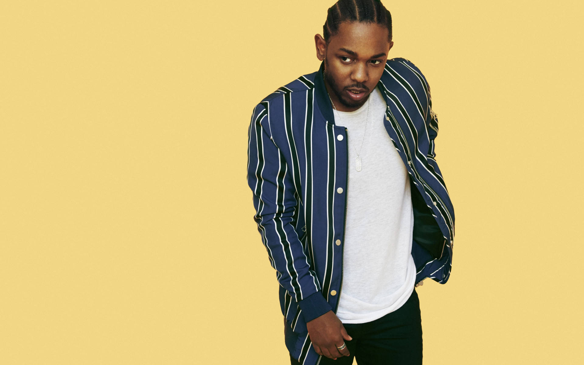 Kendrick Lamar Yellow Photoshoot Wallpaper