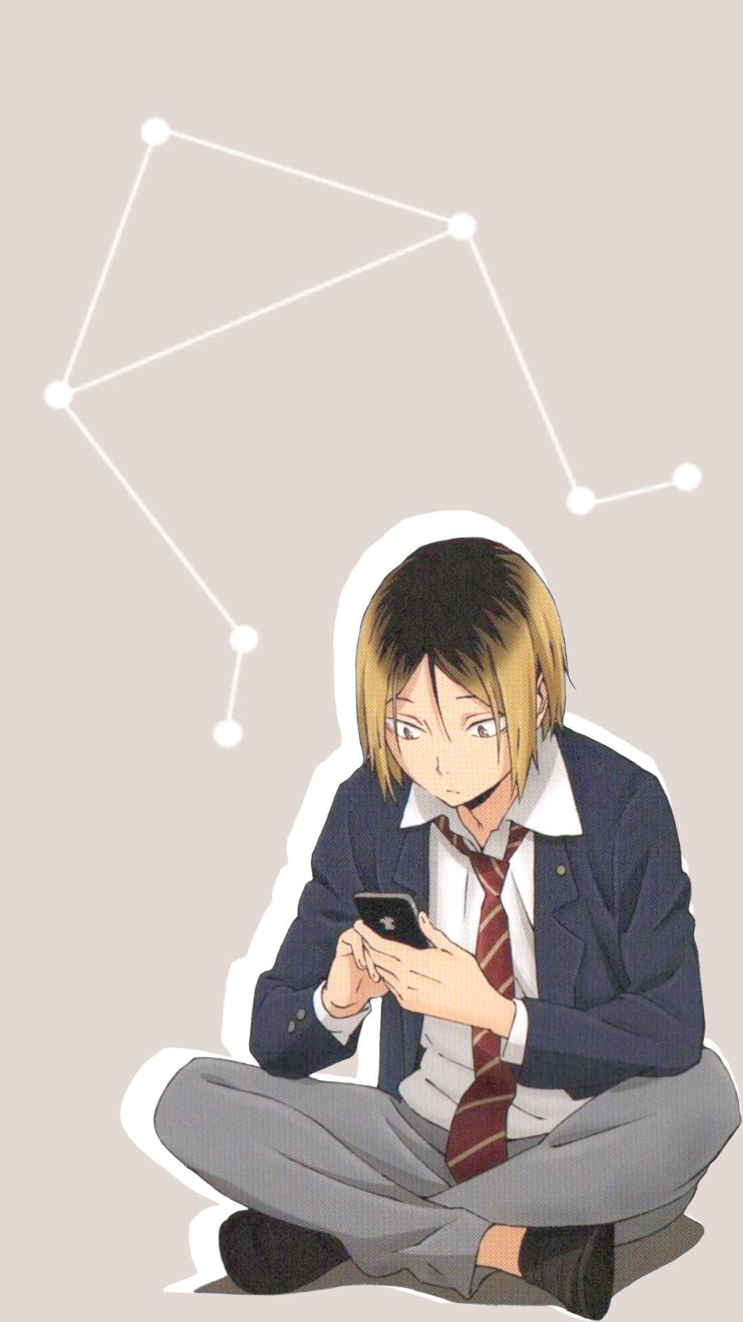 Kenma And The Libra Constellation Wallpaper