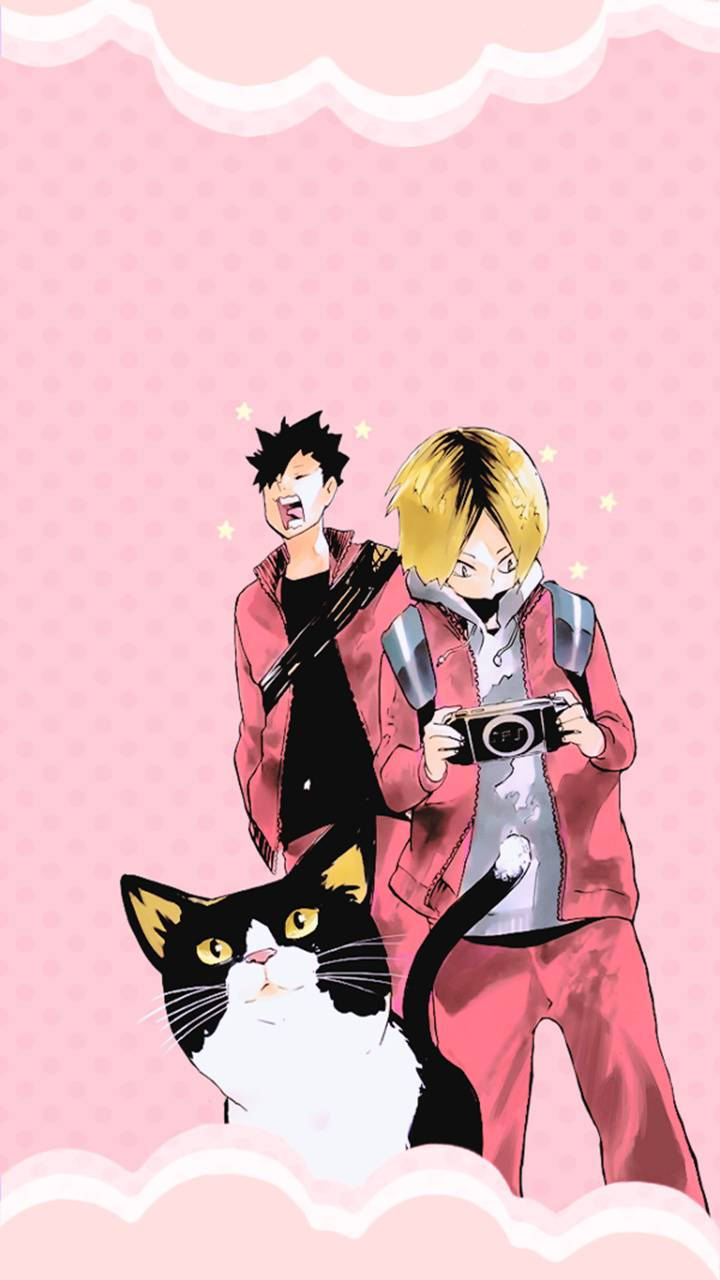Kenma Playing With His Psp Wallpaper