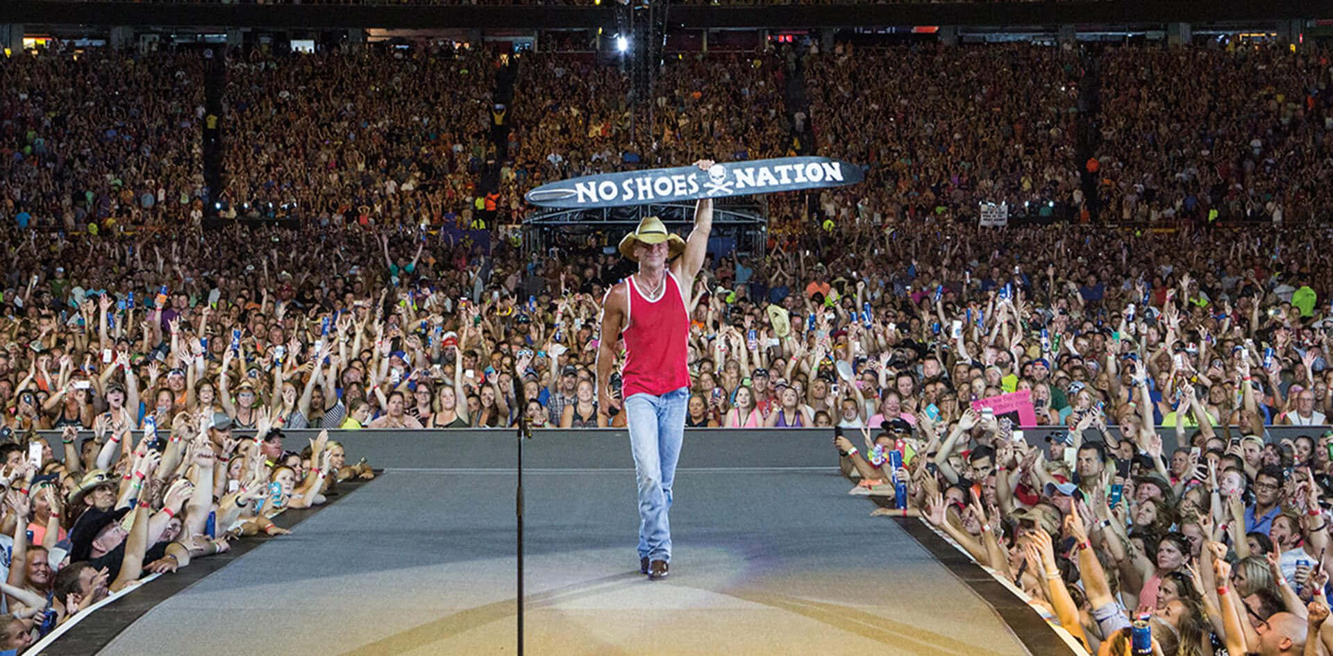 Kenny Chesney Concert No Shoes Nation Wallpaper