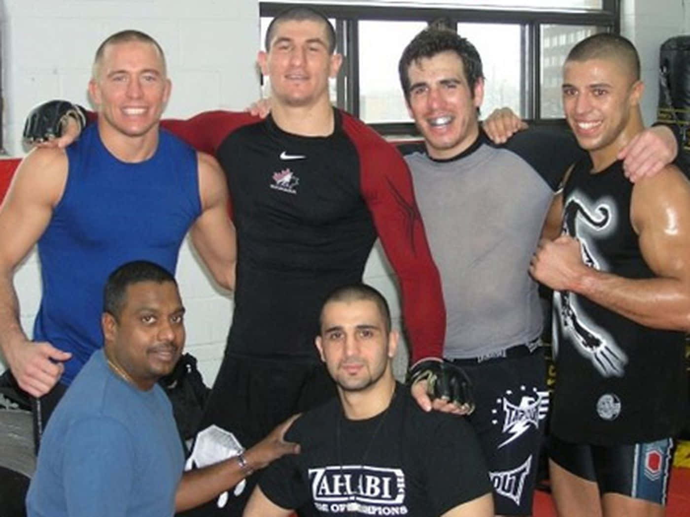 Kenny Florian And Tristar Gym Members Wallpaper