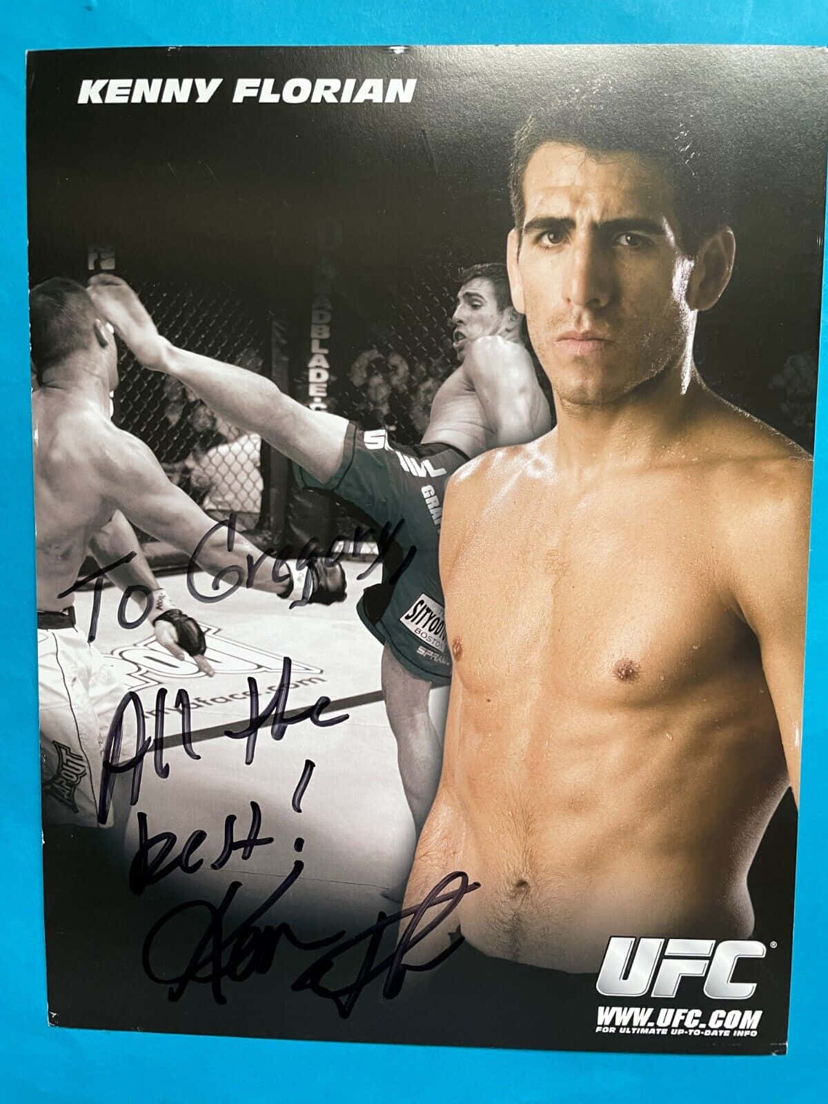 Kenny Florian Signed Poster Wallpaper