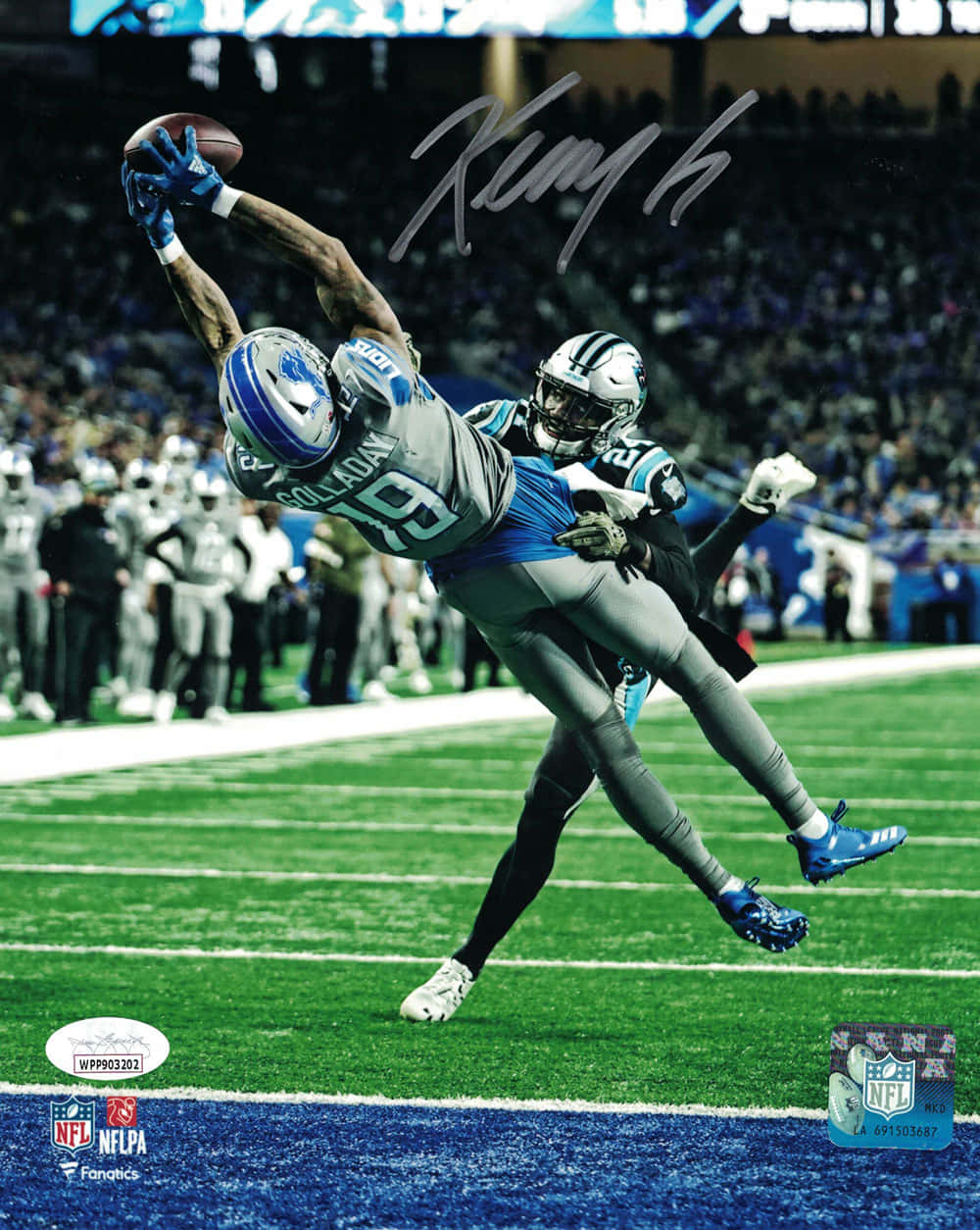 Kenny Golladay Football Autographed Card Wallpaper