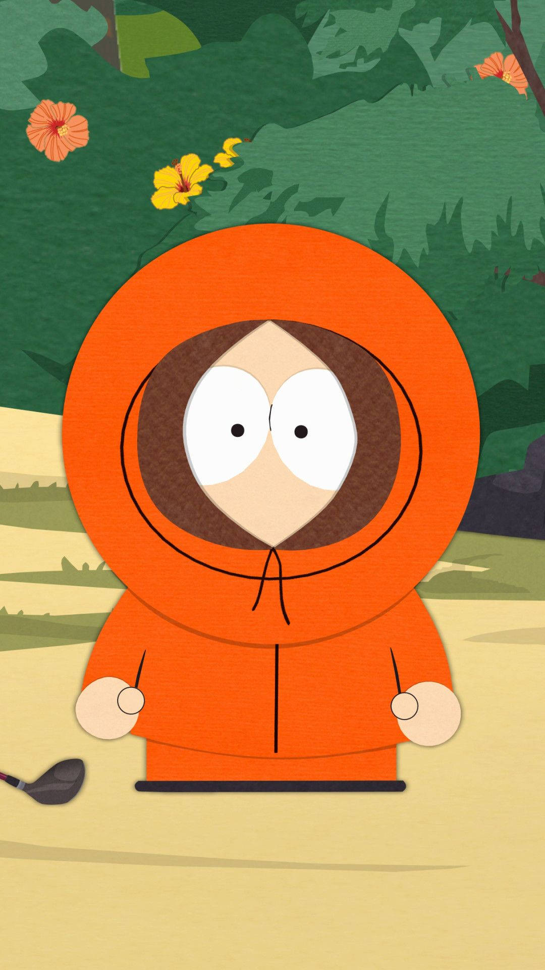 Kenny Mccormick In The Garden Background