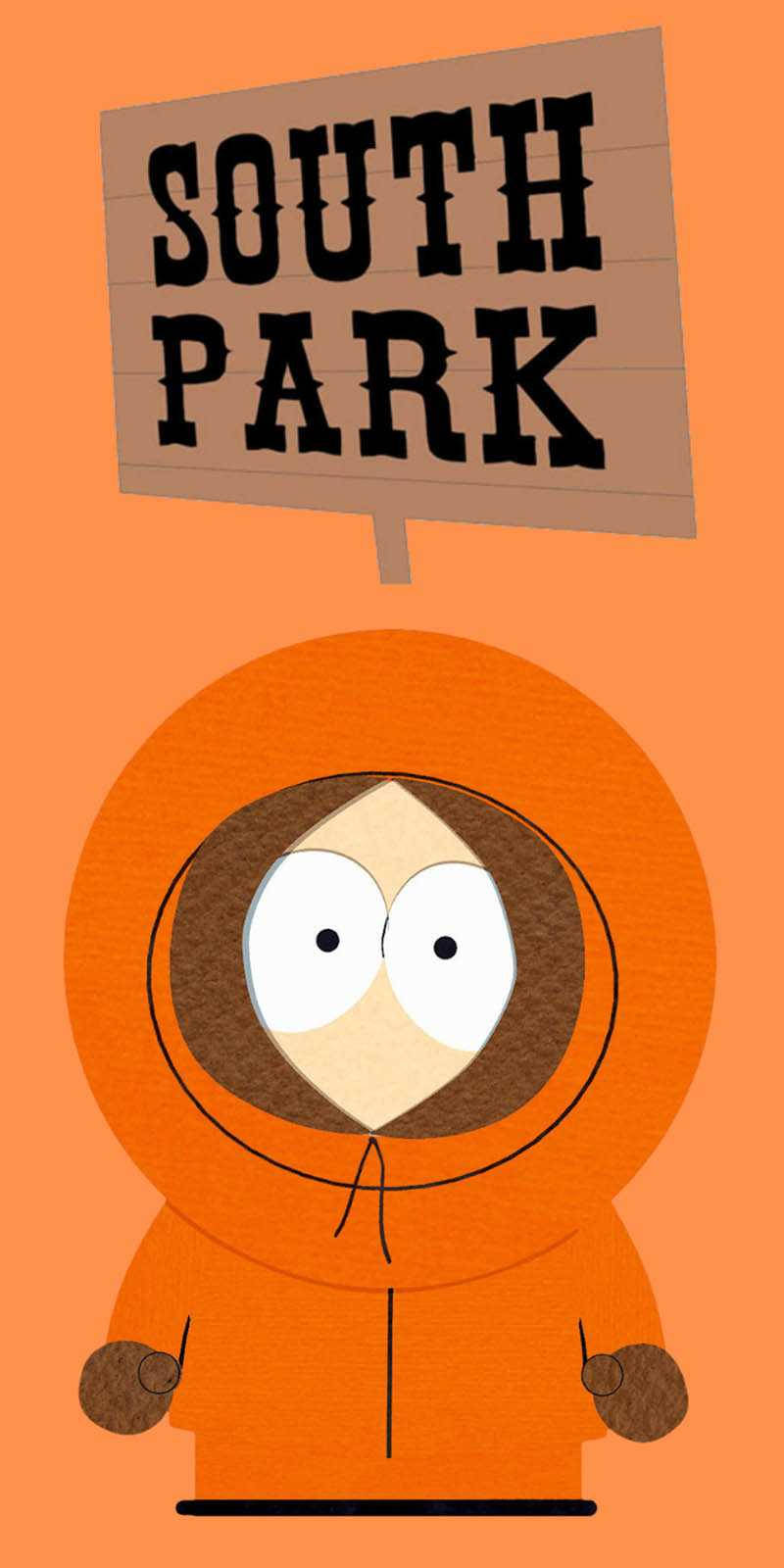 Kenny Mccormick South Park Orange Background