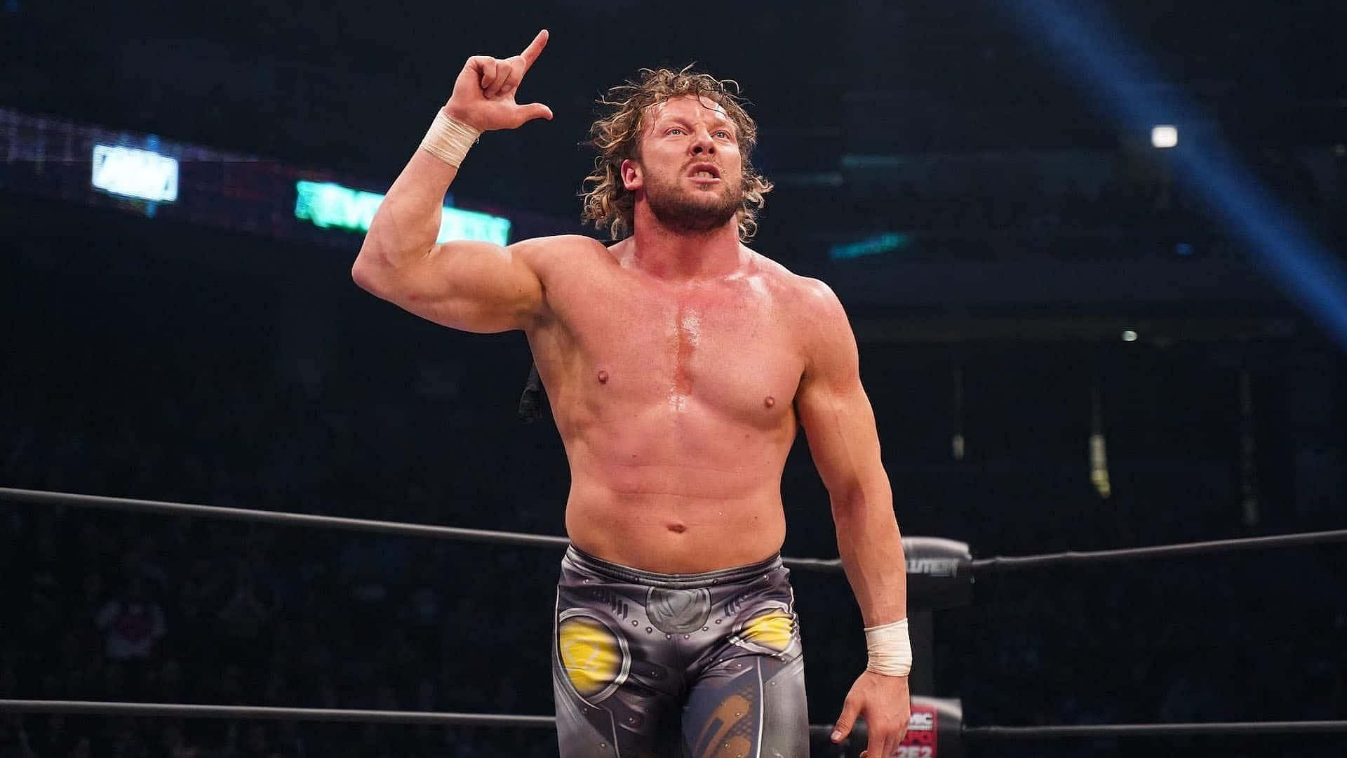 Kenny Omega Gray And Yellow Pants Picture