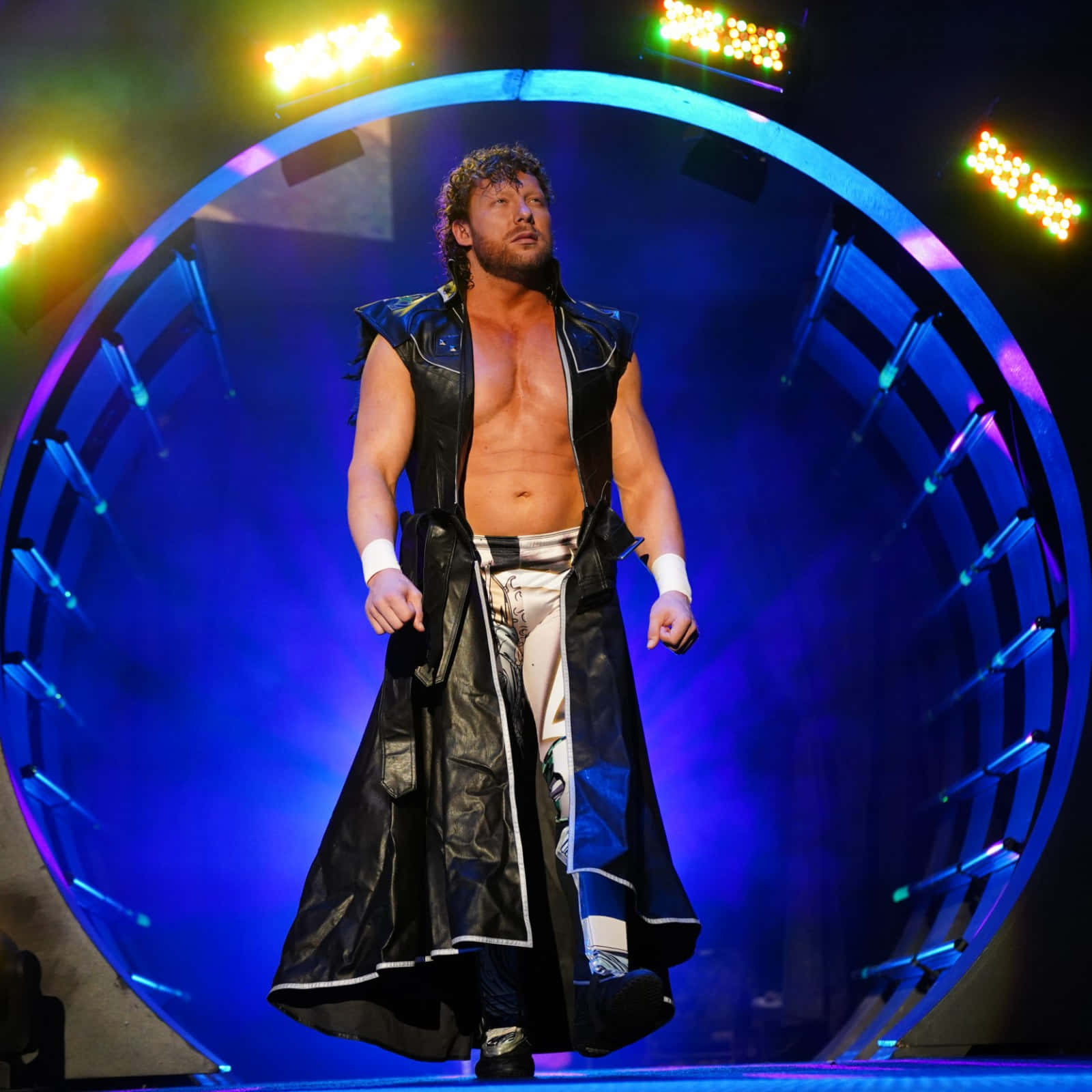 Kenny Omega Sleeveless Trench Coat Picture
