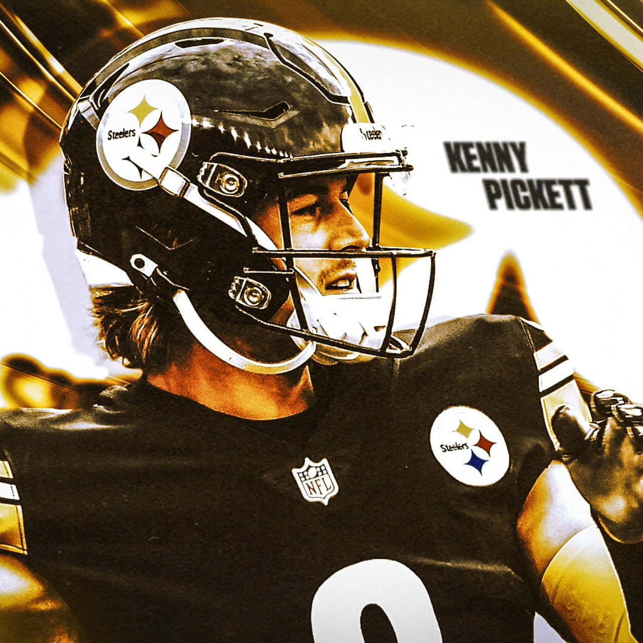 Kenny Pickett Steelers Quarterback Wallpaper