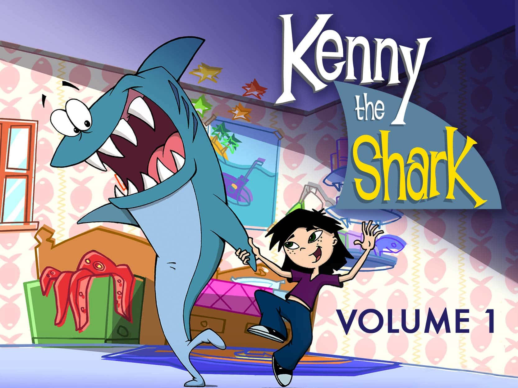 Kenny The Shark Dance tilbage på skærmen med dette glade udtryk Wallpaper