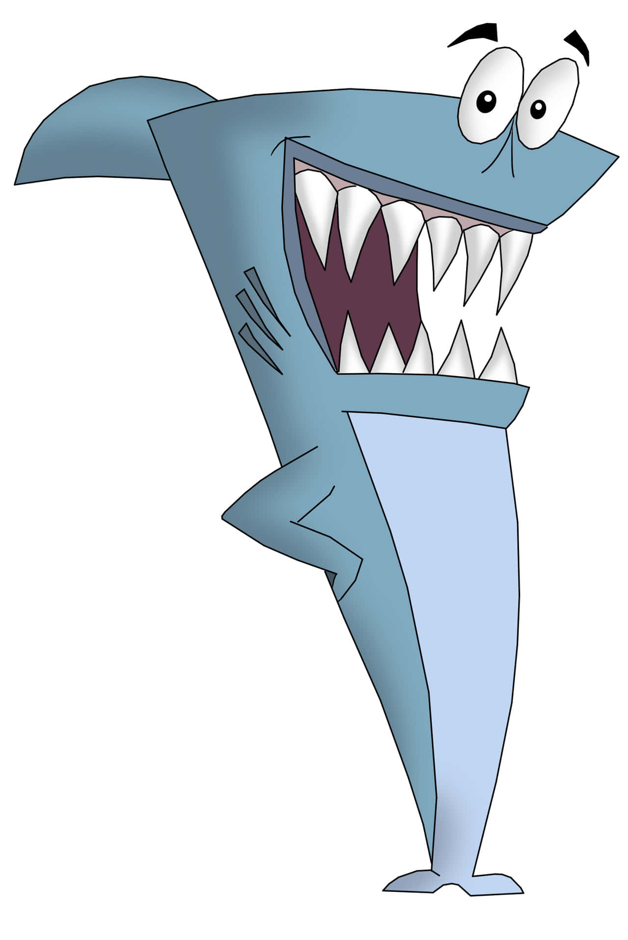 Kenny The Shark Sharp Teeth Wallpaper