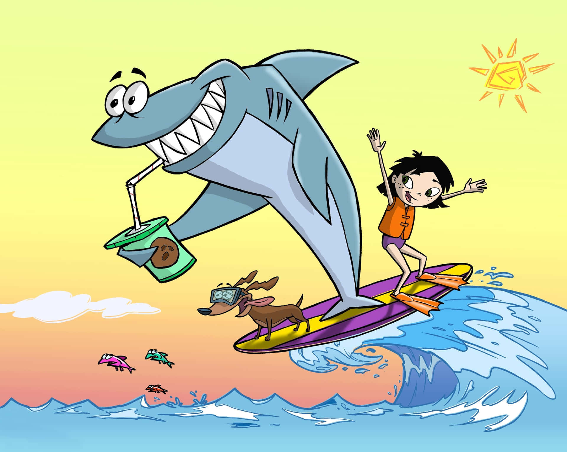 Kenny The Shark Snack Wallpaper