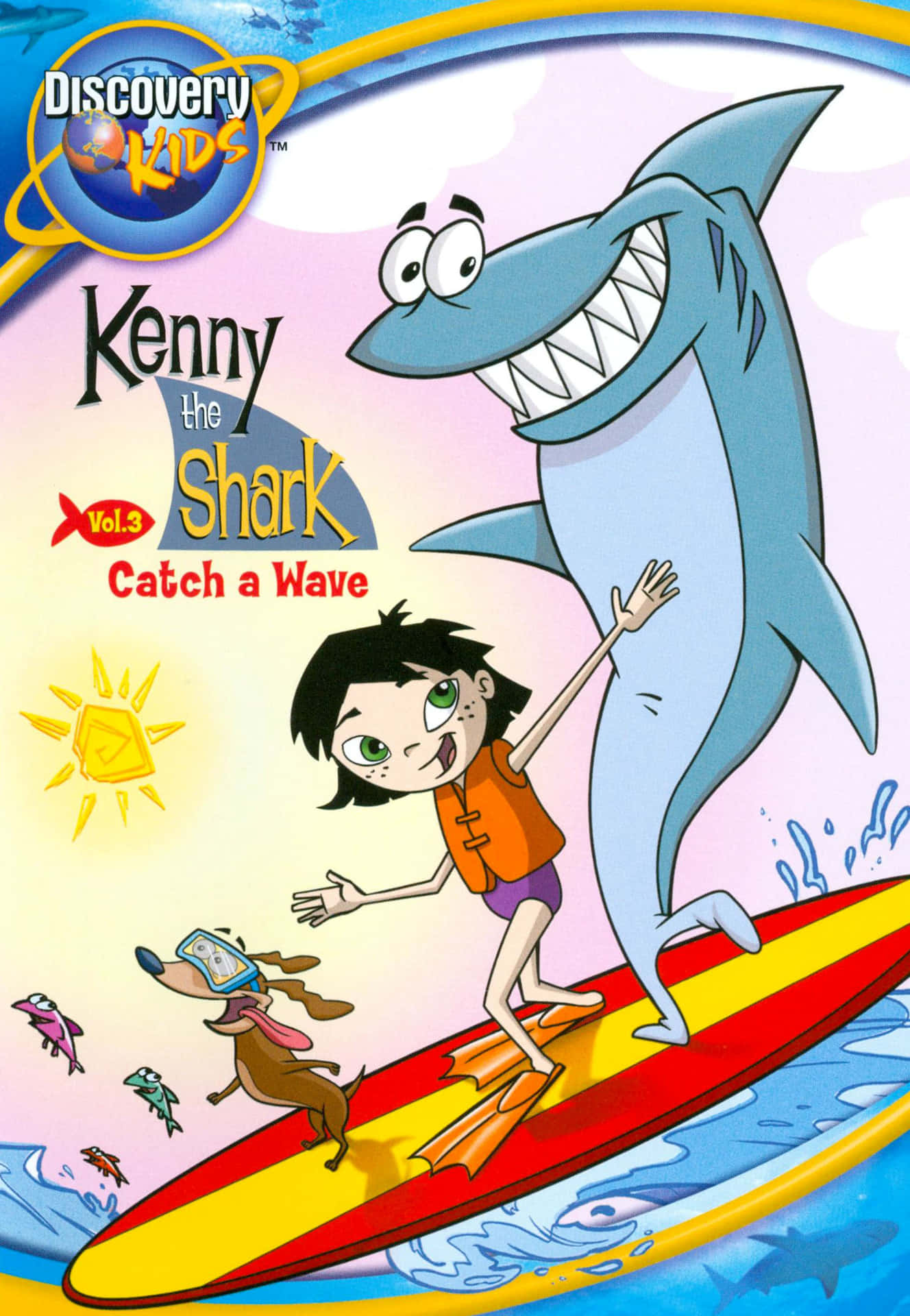 Kenny The Shark Surfing Wallpaper
