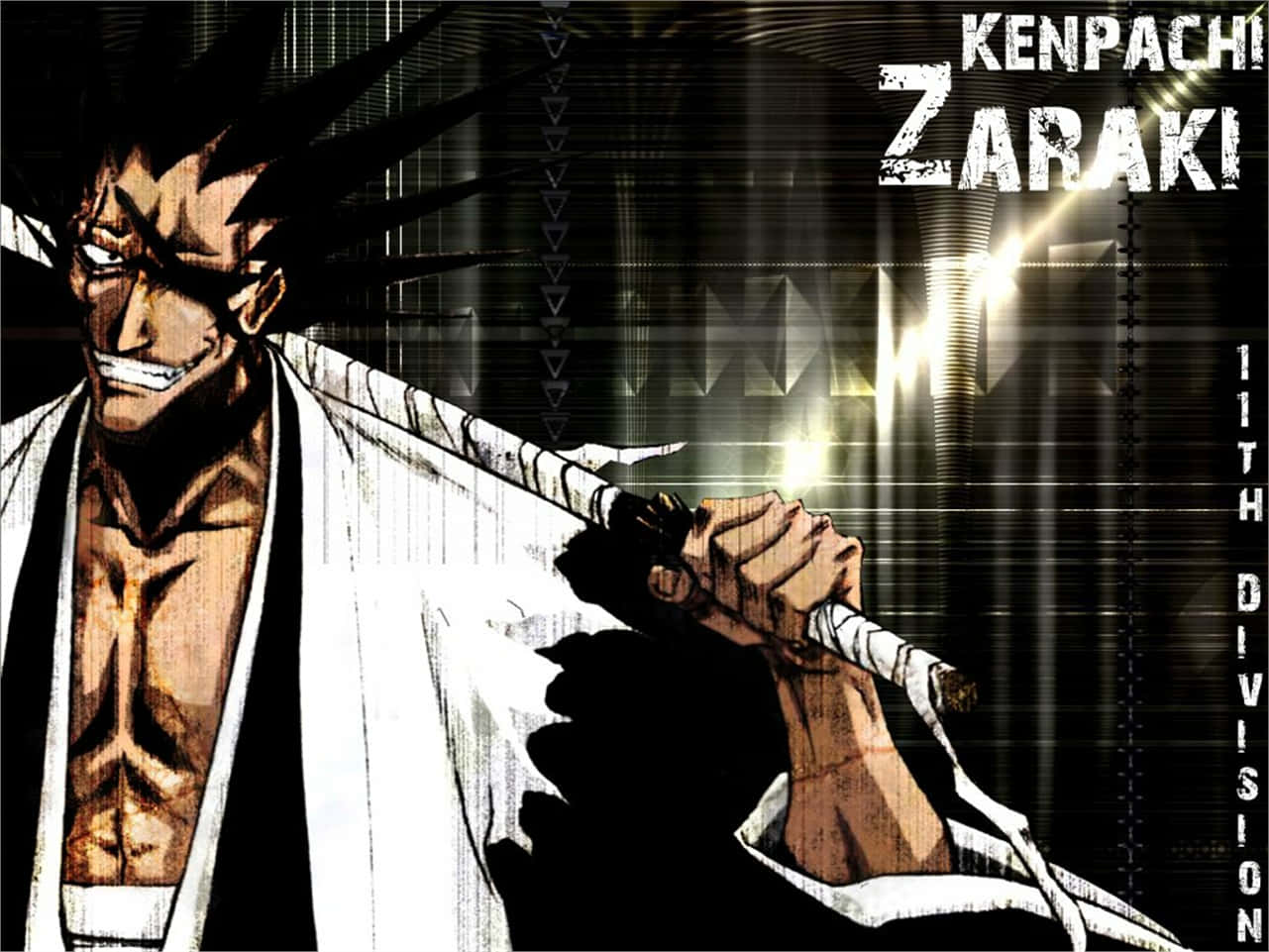 Formidable Kenpachi Zaraki - Strength Personified Wallpaper