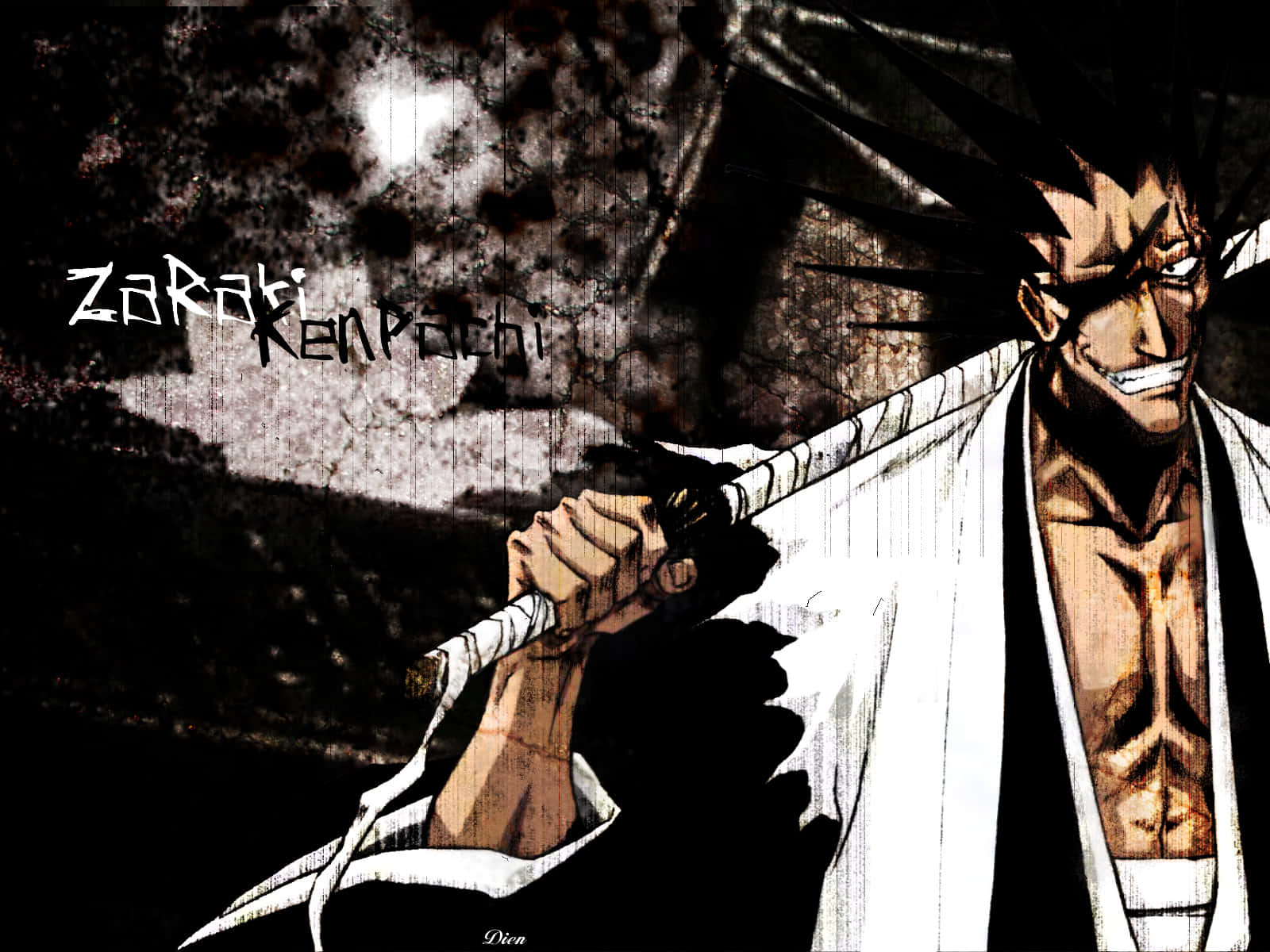 Kenpachi Zaraki, Soul Reaper of the Gotei 13 Wallpaper