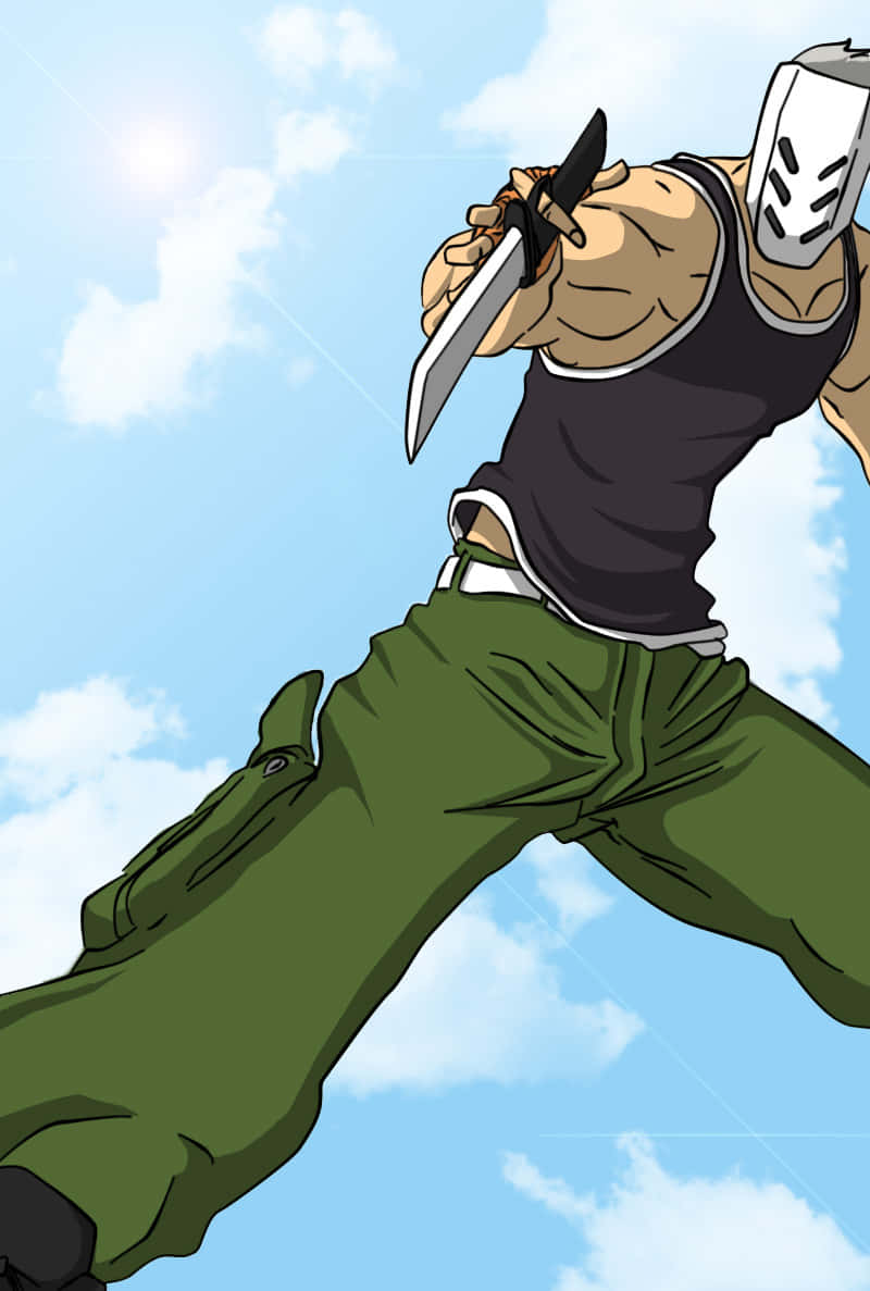 Kensei Muguruma in action - Bleach Anime Wallpaper