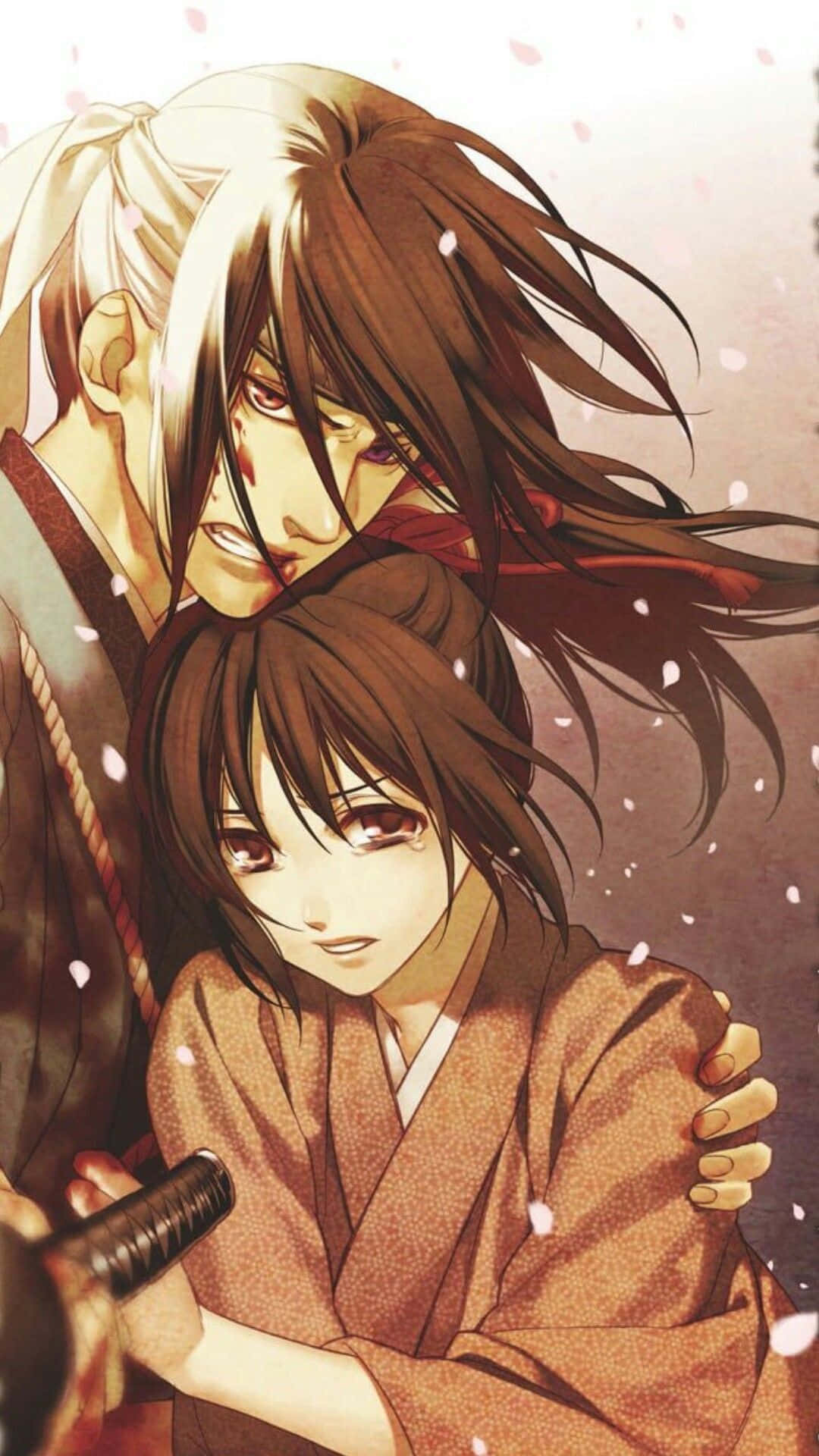 Kenshin And Kaoru - A Tale Of Samurai Love And Adventure Wallpaper