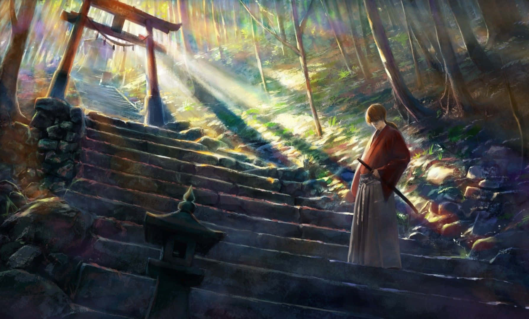 Kenshin Himura - The Legendary Samurai Wallpaper