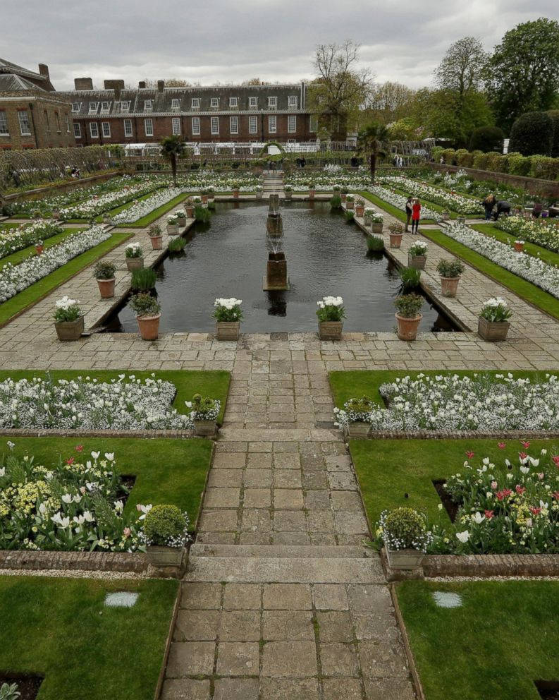 Kensington Palace Garden Gloomy Day Picture