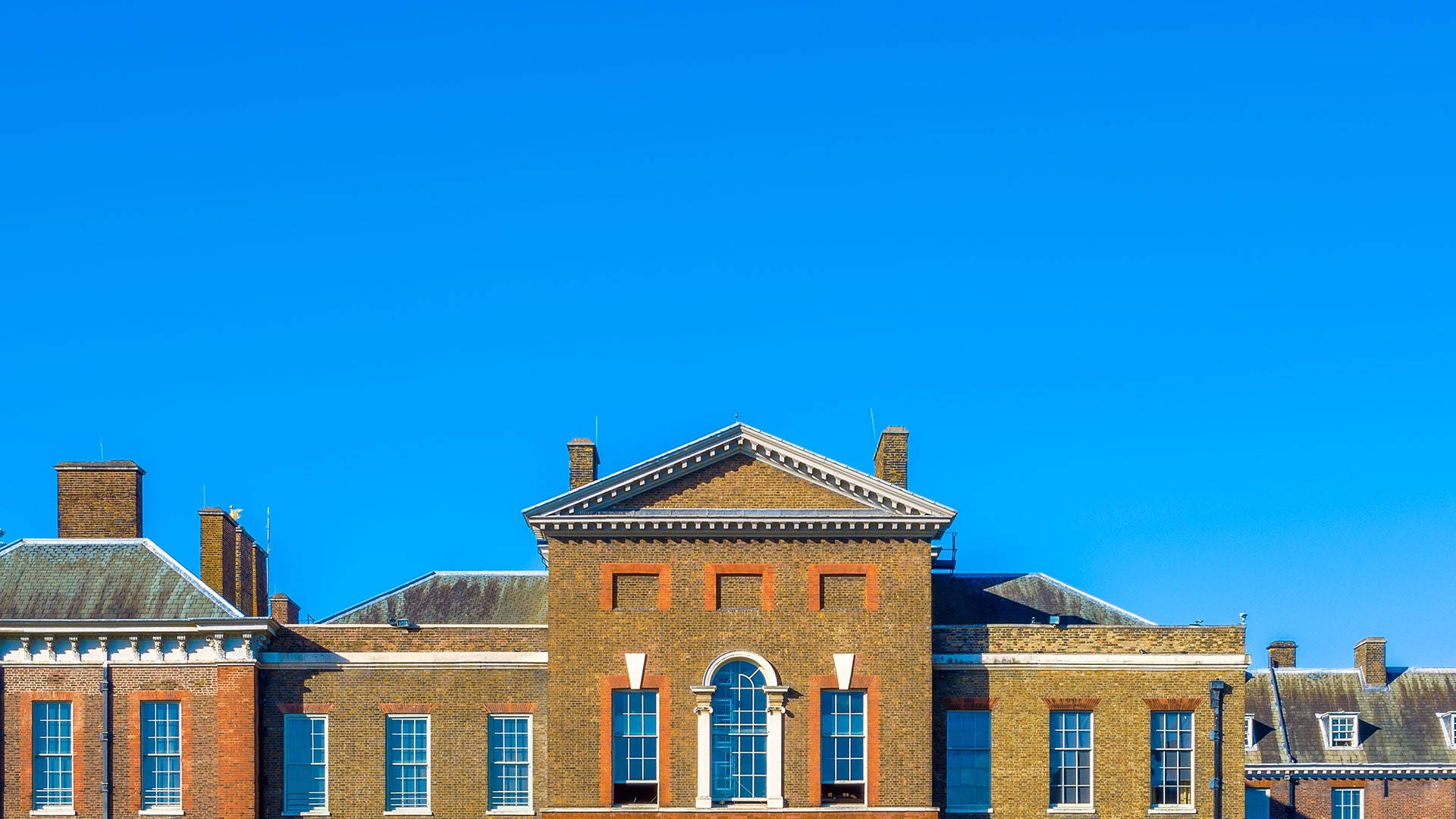 Kensington Palace Roof Blue Sky Picture