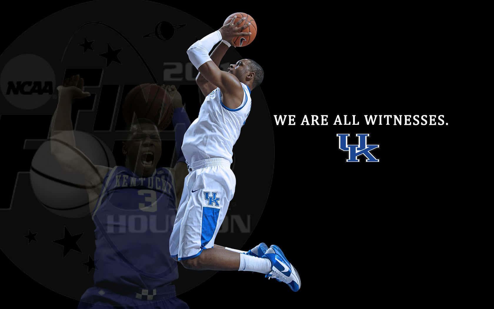 The Kentucky Wildcats proudly display their legacy of basketball excellence. Wallpaper