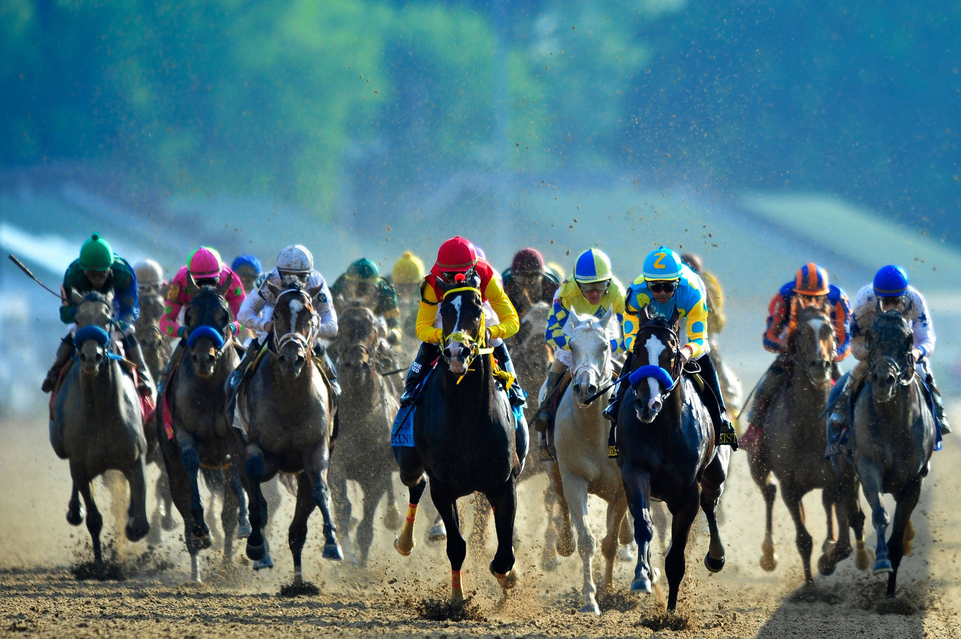 Excitement at the Run for the Roses - The Kentucky Derby Wallpaper
