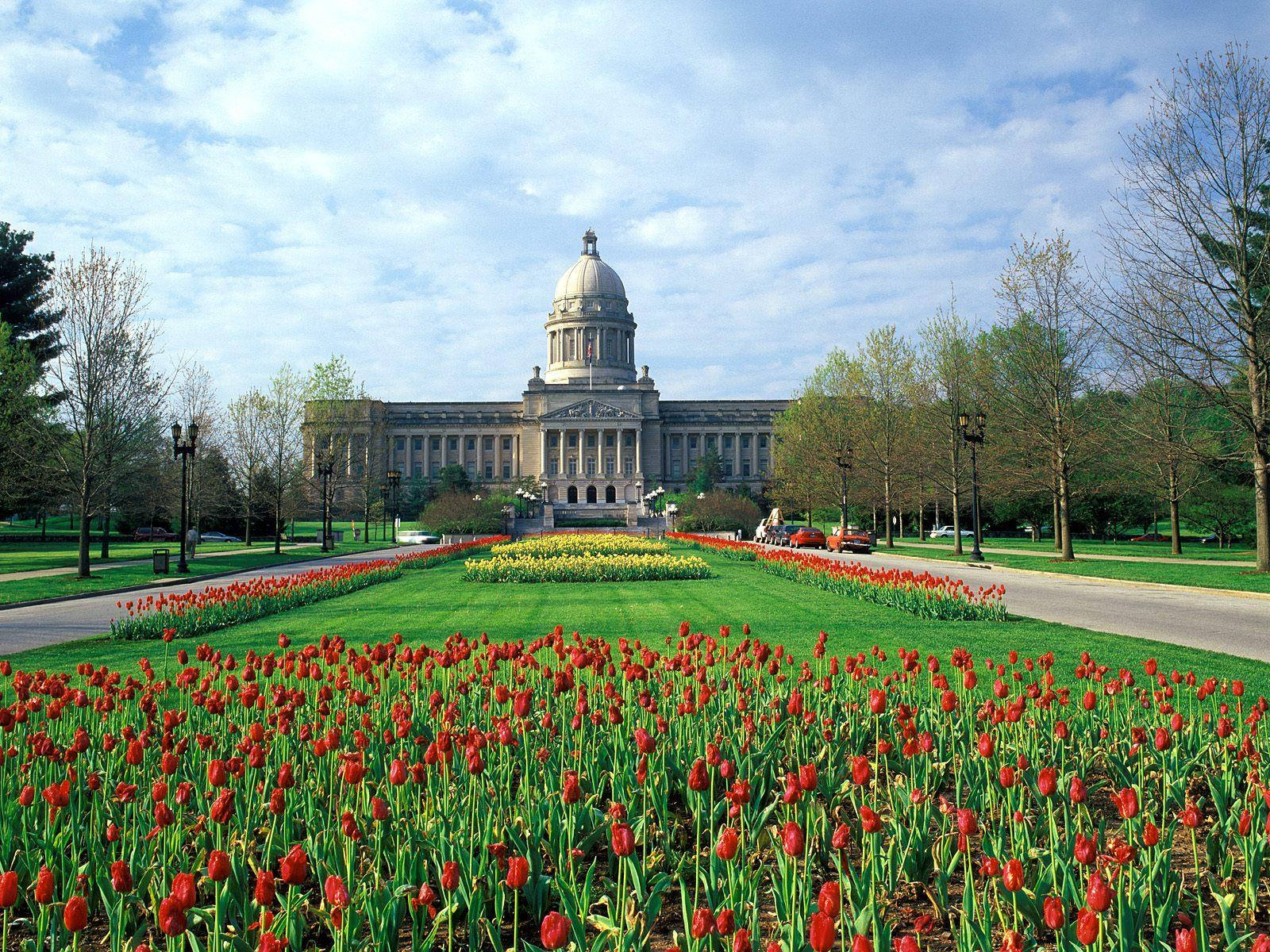 Kentuckystate Capitol (context: Computer Or Mobile Wallpaper) Fondo de pantalla