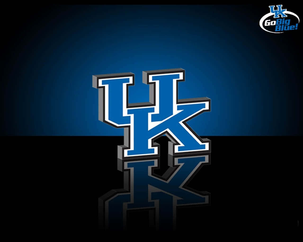 Logotipodos Kentucky Wildcats Em Um Fundo Preto. Papel de Parede