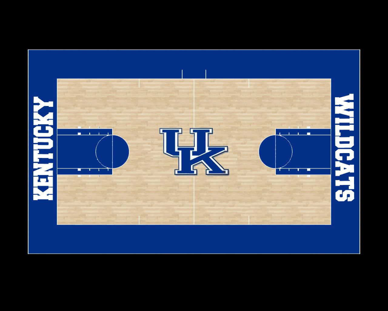 Kentuckywildcats Basketballplatz-layout Wallpaper