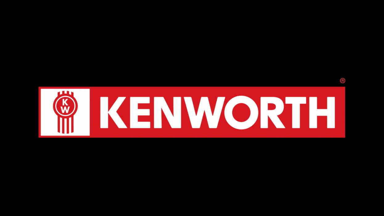 Kenworth Classic Red Word Mark Wallpaper