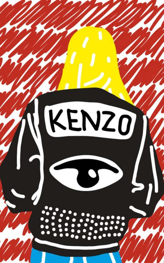 Kenzo Digital Graphic Art Wallpaper