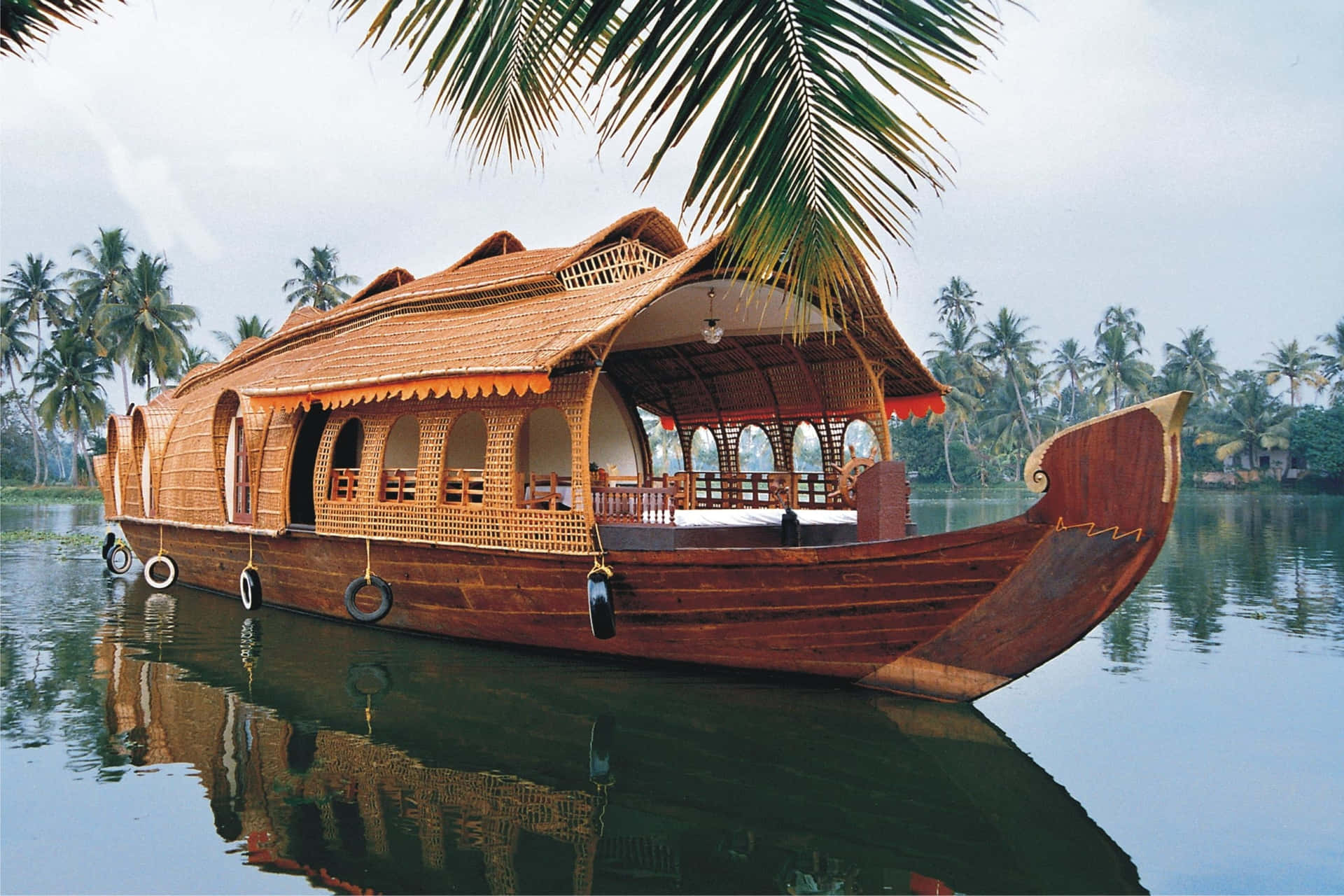 Explore the backwaters of Kerala, India