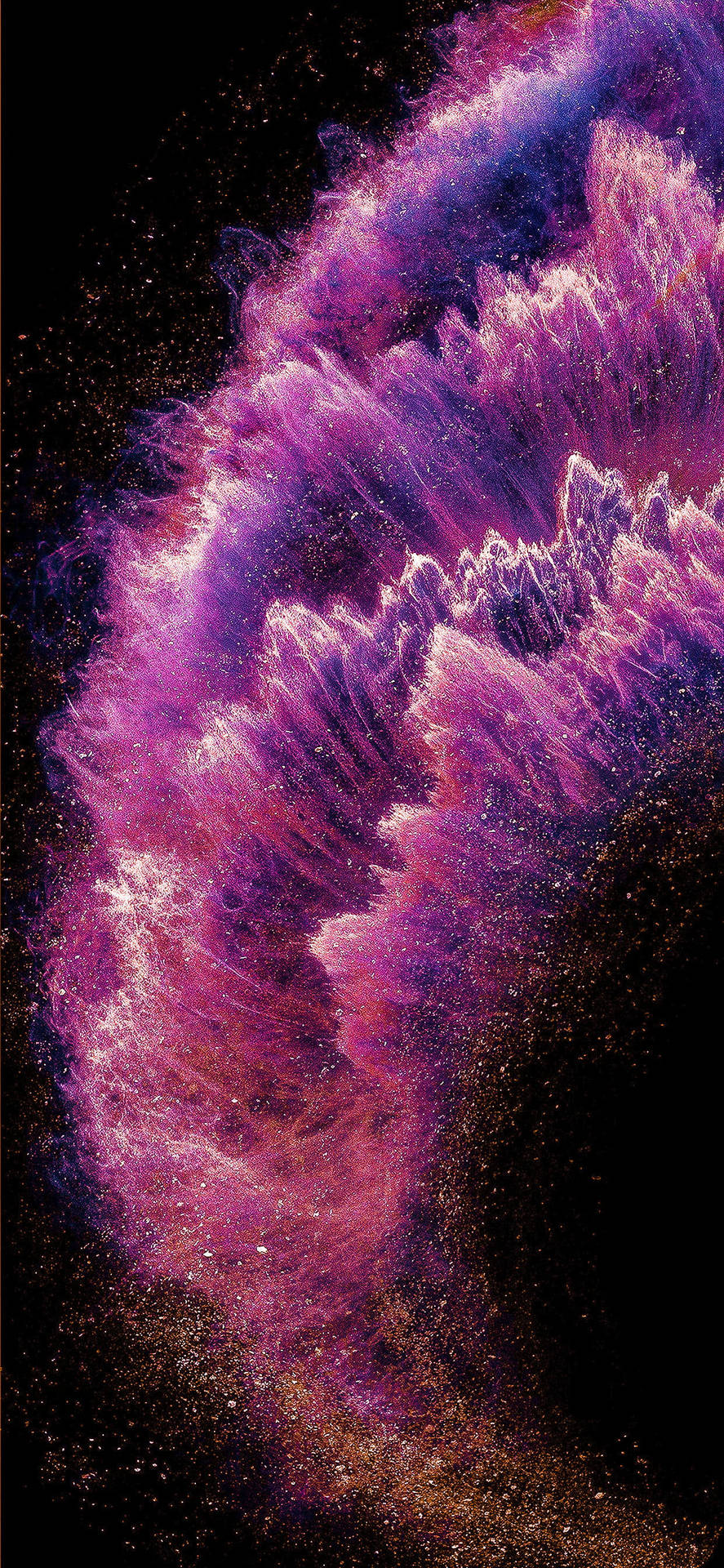 Kerenexplosion Aus Pudrigen Farben Wallpaper