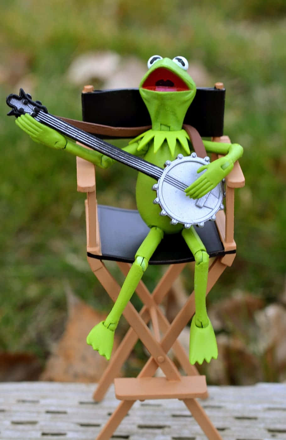 Kermit Banjo Director Chair Wallpaper