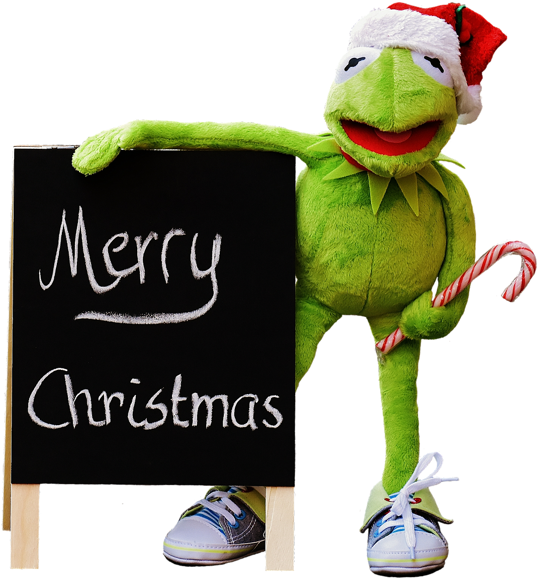 Kermit Christmas Greeting PNG