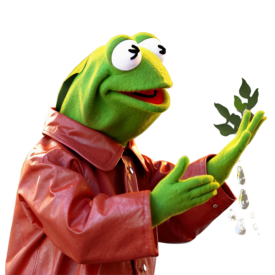 Download Kermit In Raincoat Png 29 | Wallpapers.com