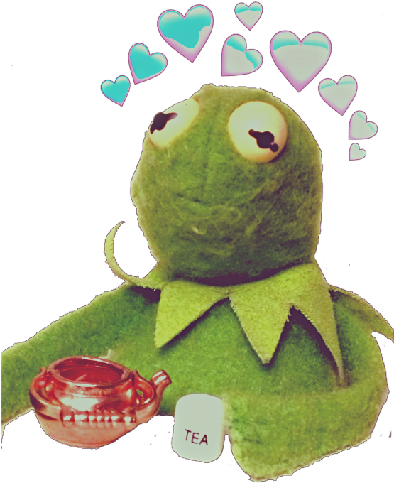Kermit Love Tea Time PNG