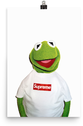 Kermit Supreme Shirt PNG