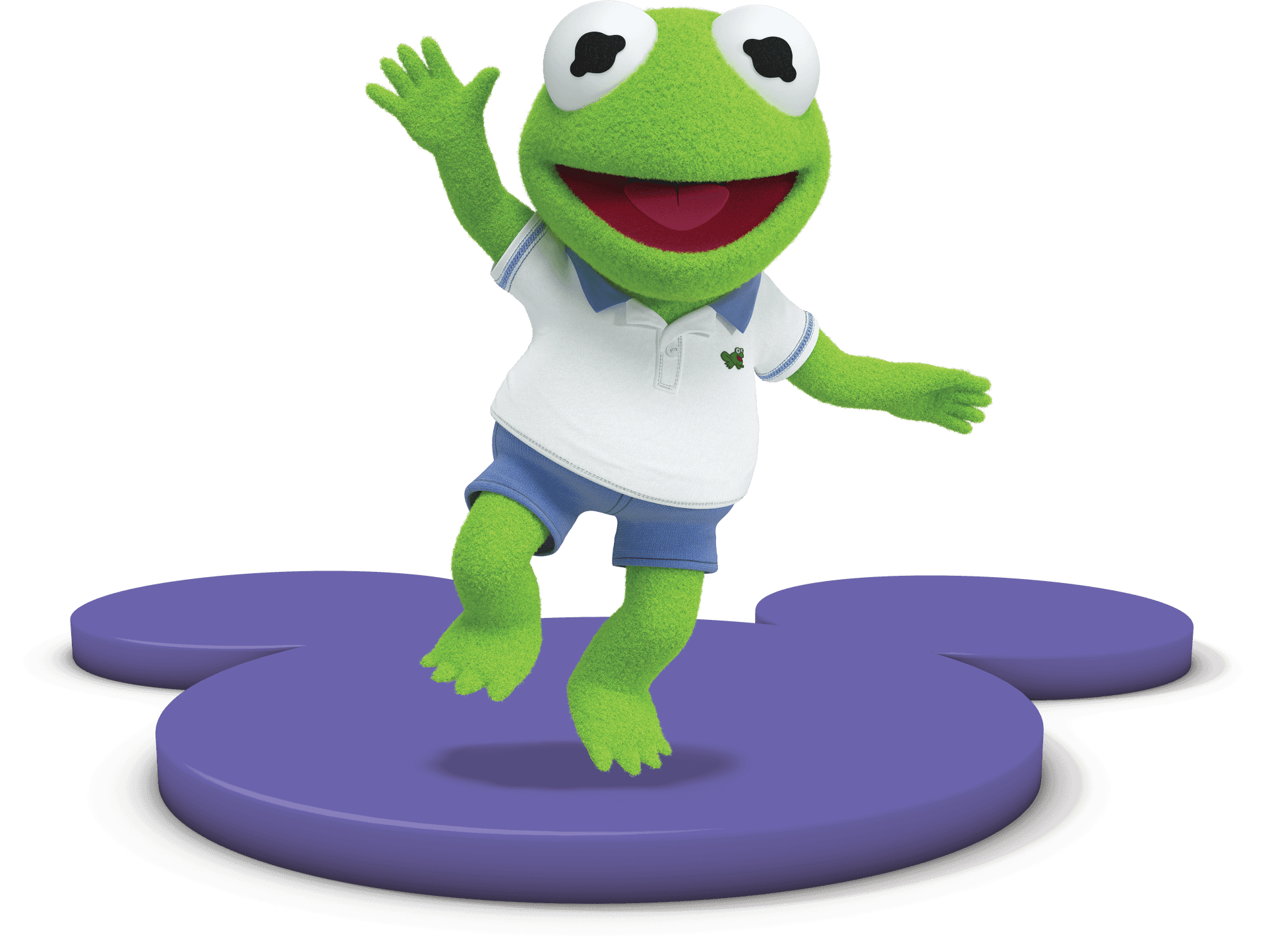 Kermit Waving Happily PNG