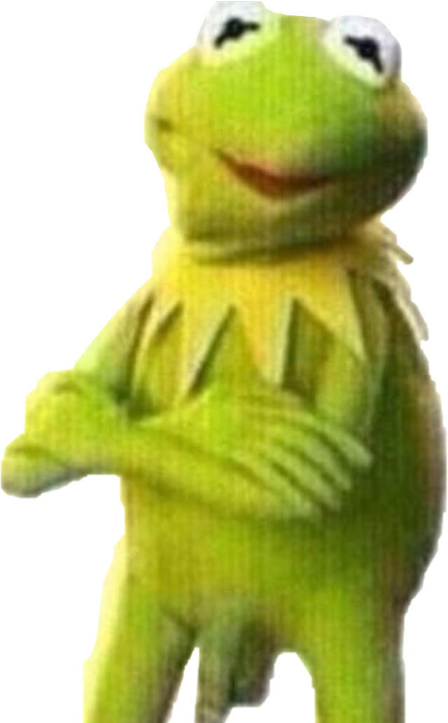 Kermitthe Frog Standing Pose PNG