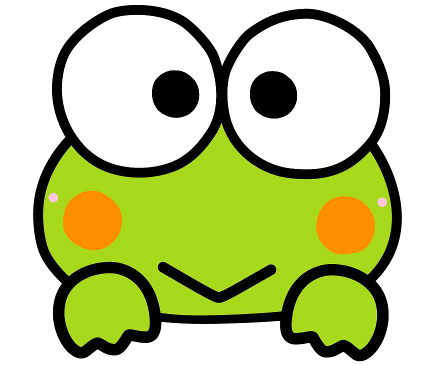 Keroppi Cartoon Frog Character PNG