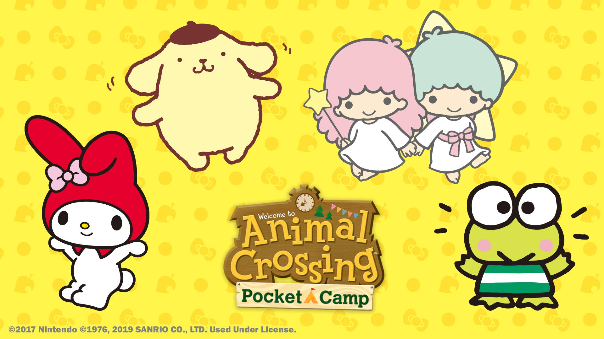 Keroppi In Animal Crossing Background